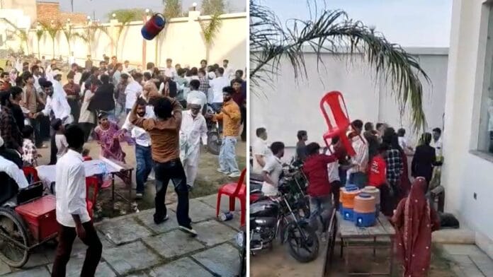 अमरोहा में बिरयानी के लेग पीस पर बवाल, शादी में कुर्सियां चलीं, वीडियो वायरल