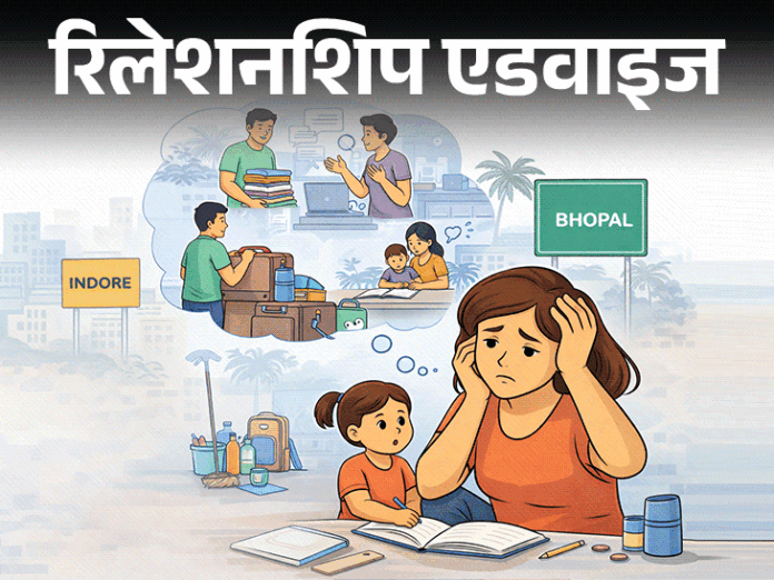 पति प्रमोशन के लिए दूसरे शहर, पत्नी अकेली, फ्रस्ट्रेशन: मनोचिकित्सक से सलाह