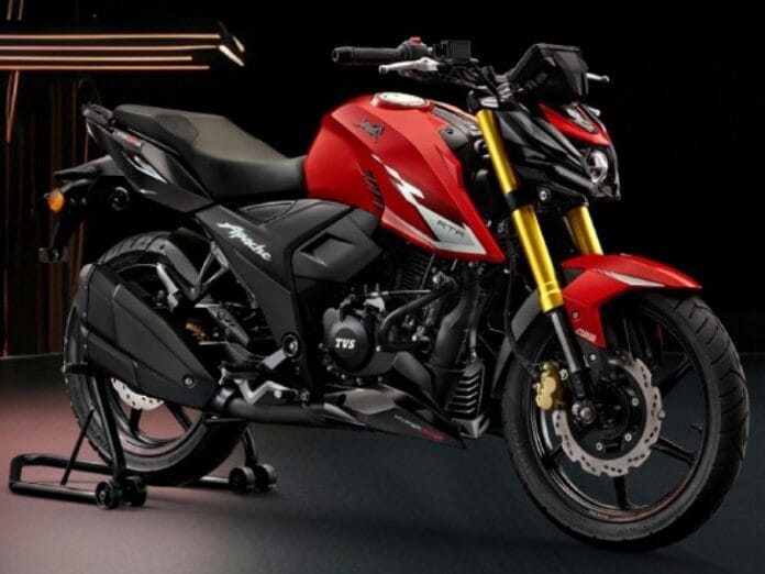 TVS Apache RTR 160 4V का अपडेटेड मॉडल लॉन्च, कीमत ₹1.25 लाख से शुरू