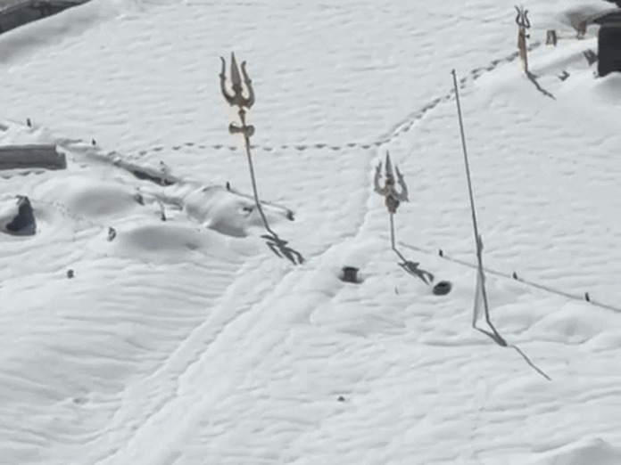 केदारनाथ यात्रा: बर्फ काटकर रास्ता तैयार, 22 अप्रैल को खुलेंगे कपाट