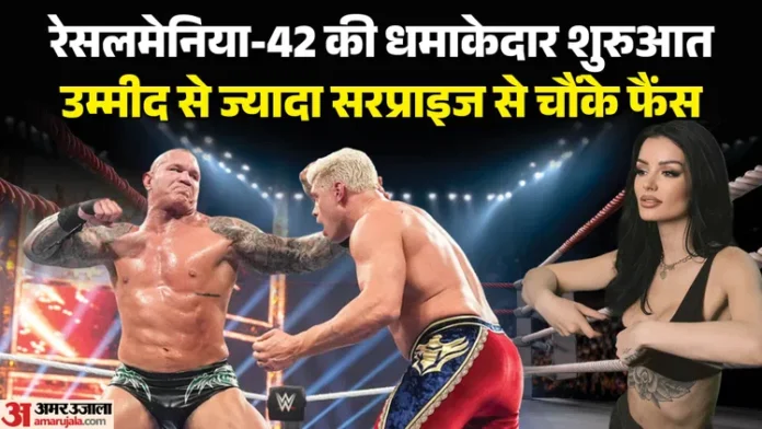 WrestleMania 42: रोड्स बने चैंपियन, ब्रेकर का कहर, फैंस हुए दीवाने