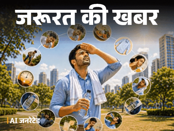 भीषण गर्मी: बाहर काम करने वालों के लिए खतरे और बचाव के उपाय