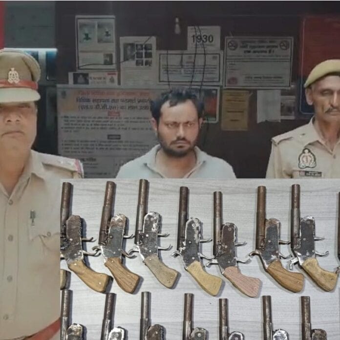 मेरठ में अवैध हथियारों का जखीरा पकड़ा गया, कांवड़ यात्रा के बीच STF ने दबोचा