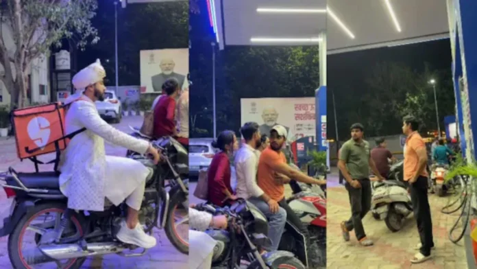 शादी के दिन भी डिलीवरी पर निकला दूल्हा, वायरल वीडियो ने किया हैरान